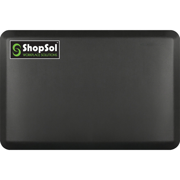 Shopsol Anti-Fatigue Supreme Mat, 3"x2", Black 1010643